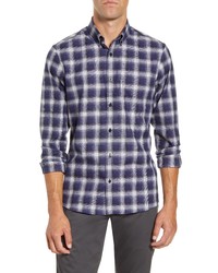Nordstrom Men's Shop Regular Fit Ombre Plaid Shirt