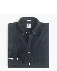 Thomas Mason Slim For Jcrew Flannel Shirt In Tartan