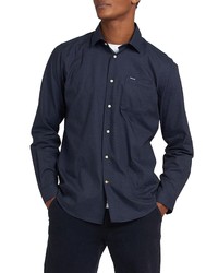 Barbour Tarland Tailored Fit Glen Plaid Stretch Button Up Shirt