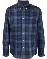 Barbour Tartan Print Button Up Shirt