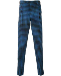 Pt01 Cloqu Checked Trousers
