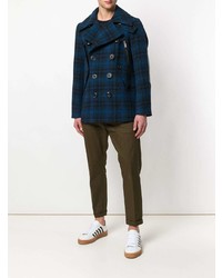 DSQUARED2 Checked Double Breasted Coat
