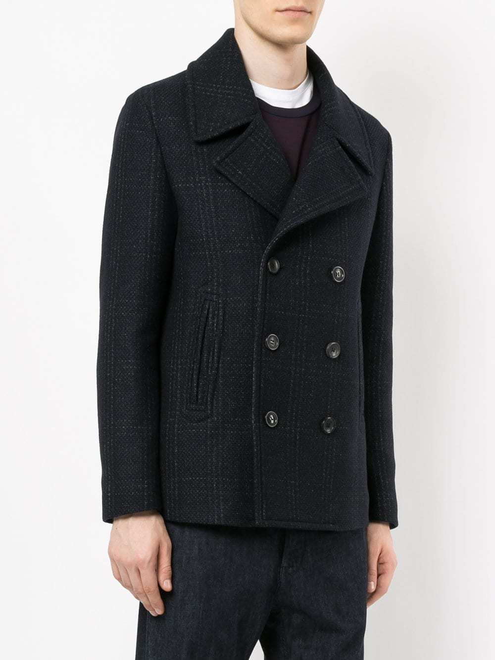 Cerruti 1881 Double Breasted Coat, $386 | farfetch.com | Lookastic