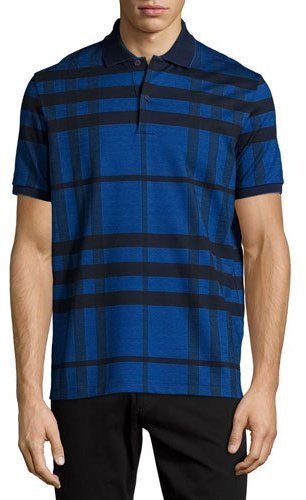 burberry check polo shirt