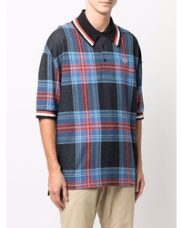 Fred Perry Tartan Oversized Polo Shirt