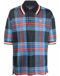 Fred Perry Tartan Oversized Polo Shirt
