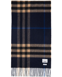 Burberry Blue The Classic Check Scarf