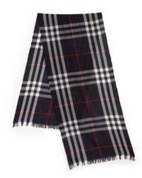 Burberry Crinkled Check Scarf