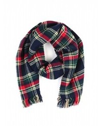 SimplySoles Simply Soles Double Side Plaid Scarf