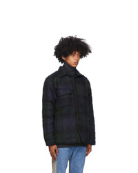 Bless Navy And Green Woodhacker Jacket