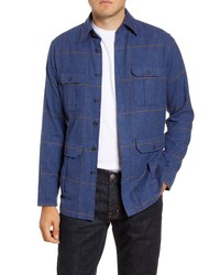 Eton Soft Fit Flannel Shirt Jacket