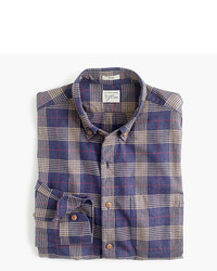 J.Crew Brushed Flannel Shirt In Plaid