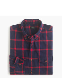 J.Crew Brushed Twill Shirt In Kory Check