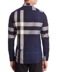 Burberry Fred Check Woven Sportshirt