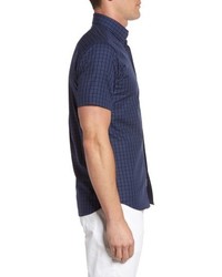 Peter Millar Autumn Check Short Sleeve Sport Shirt