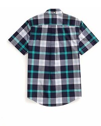 Tommy Hilfiger Custom Fit Plaid Short Sleeve Shirt