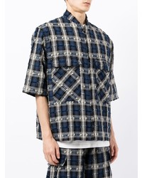 Off Duty Plaid Short Sleeve Shirt