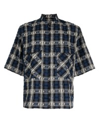 Off Duty Plaid Short Sleeve Shirt