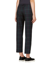 6397 Green Plaid Trousers