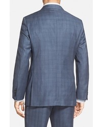 Hickey Freeman Beacon Classic Fit Plaid Suit