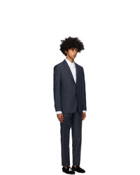 Burberry Blue Check Slim Suit