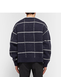 Dries Van Noten Checked Wool Sweater