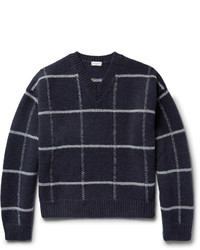 Dries Van Noten Checked Wool Sweater