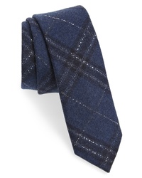 The Tie Bar Sotto Plaid Wool Blend Tie