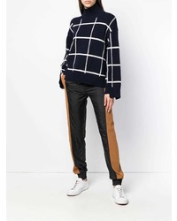 MRZ Checked Knit Jumper