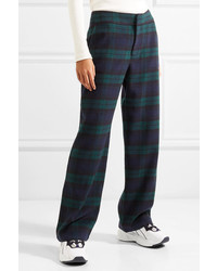 Kith Bailey Checked Wool Blend Flared Pants
