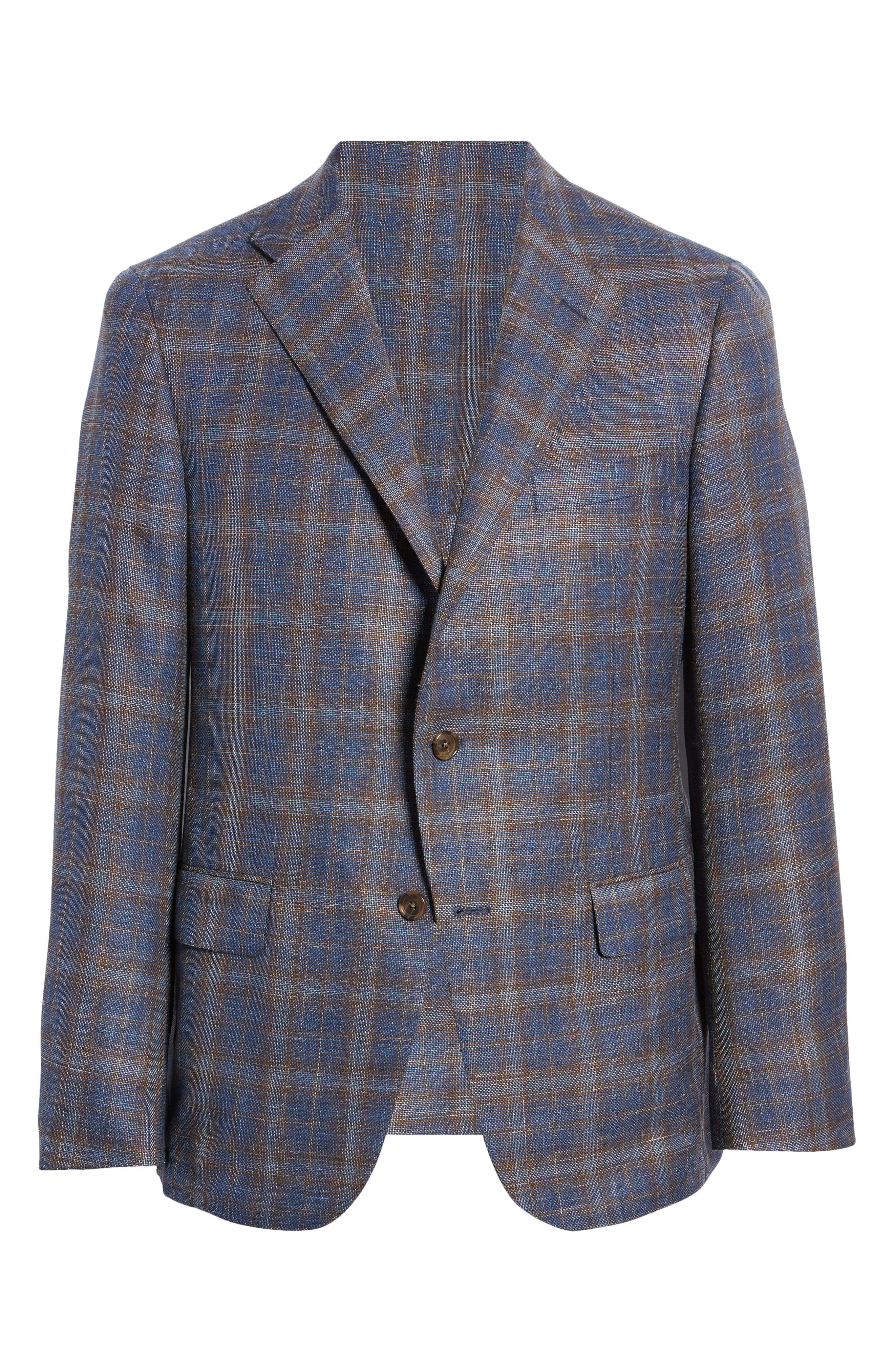 Hickey Freeman Classic Fit Plaid Wool Blend Sport Coat, $543 ...