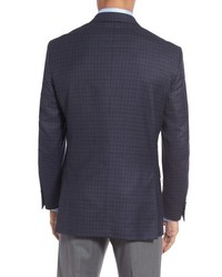 Peter Millar Flynn Classic Fit Plaid Wool Sport Coat