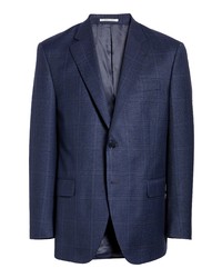 Peter Millar Tailored Plaid Wool Sport Coat