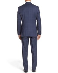 Ted Baker London Trim Fit Plaid Wool Suit
