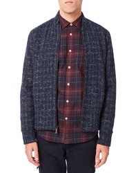 Good Man Brand Le Marais Slim Fit Modern Wool Blend Bomber Jacket