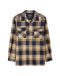 Pendleton Wool Flannel Long Sleeve Button Up Shirt