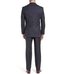Peter Millar Flynn Classic Fit Plaid Wool Suit