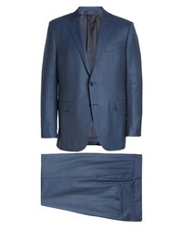 Ermenegildo Zegna Milano Classic Fit Plaid Wool Suit