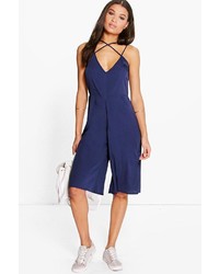 Boohoo Lexie Strappy Cami Style Culotte Jumpsuit