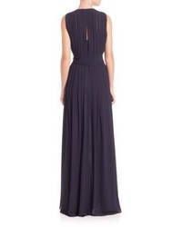 L'Agence Lilly Pleated Gown