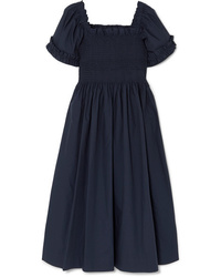 Molly Goddard Adelaide Shirred Cotton Dress