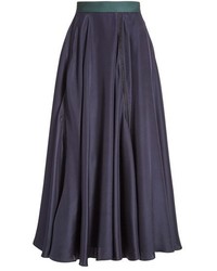 Roksanda Ashford Silk Blend Midi Skirt