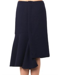 Marni Asymmetric Hem Midi Skirt