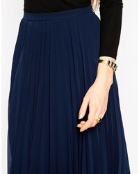 Asos Collection Pleated Midi Skirt