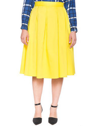 ELOQUII Plus Size Studio Midi Skirt