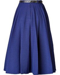 Vionnet Pleated Skirt With Leather Belt
