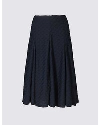 Marks and Spencer Textured A Line Midi Skirt