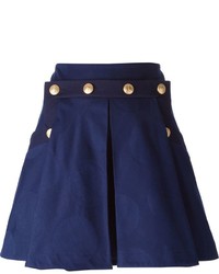 Kenzo Buttoned Pleated Skirt