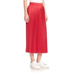 Elizabeth and James Lucy Pleated Midi Skirt