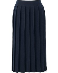 Uniqlo Merino Blend Pleated Skirt